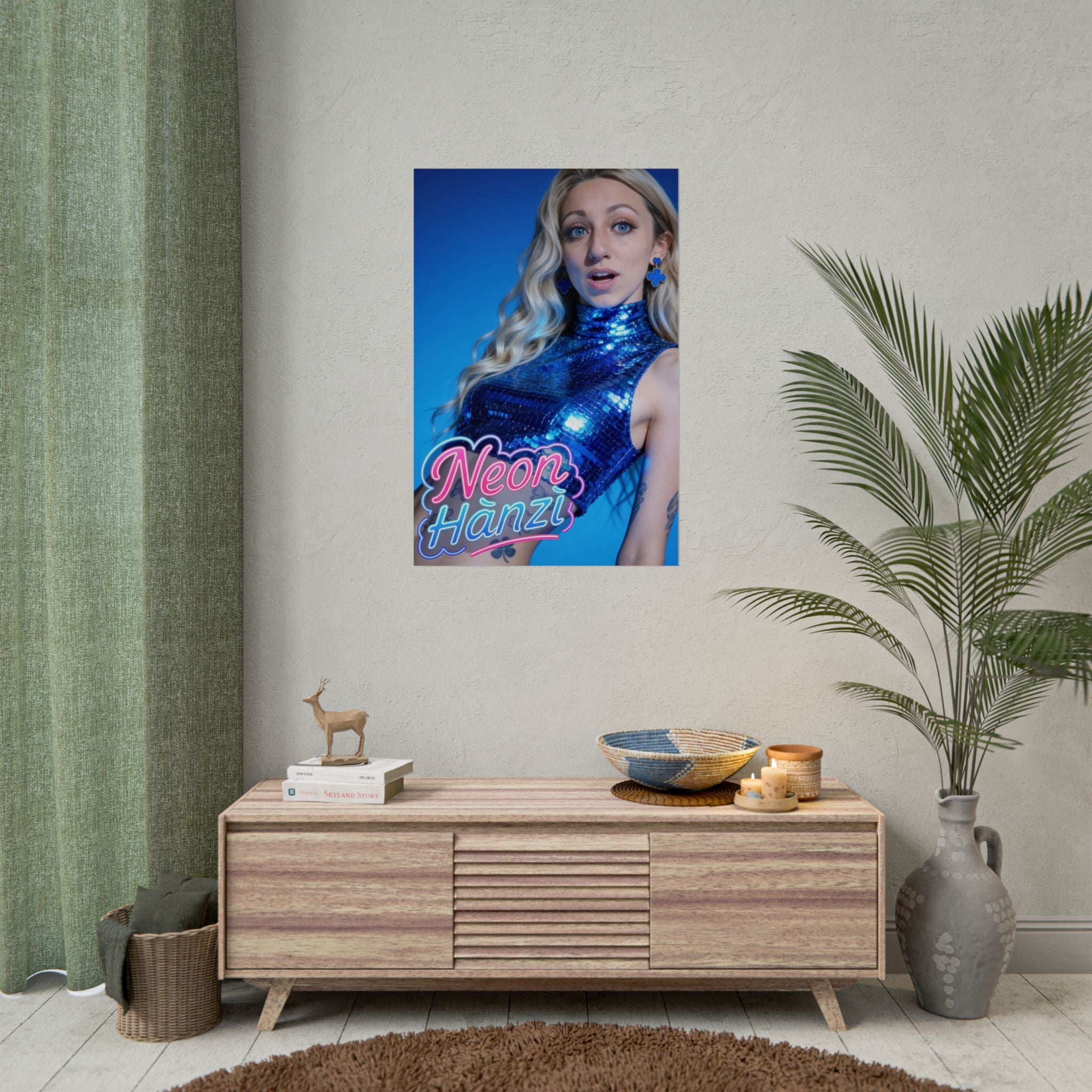 Neon Hànzì Poster