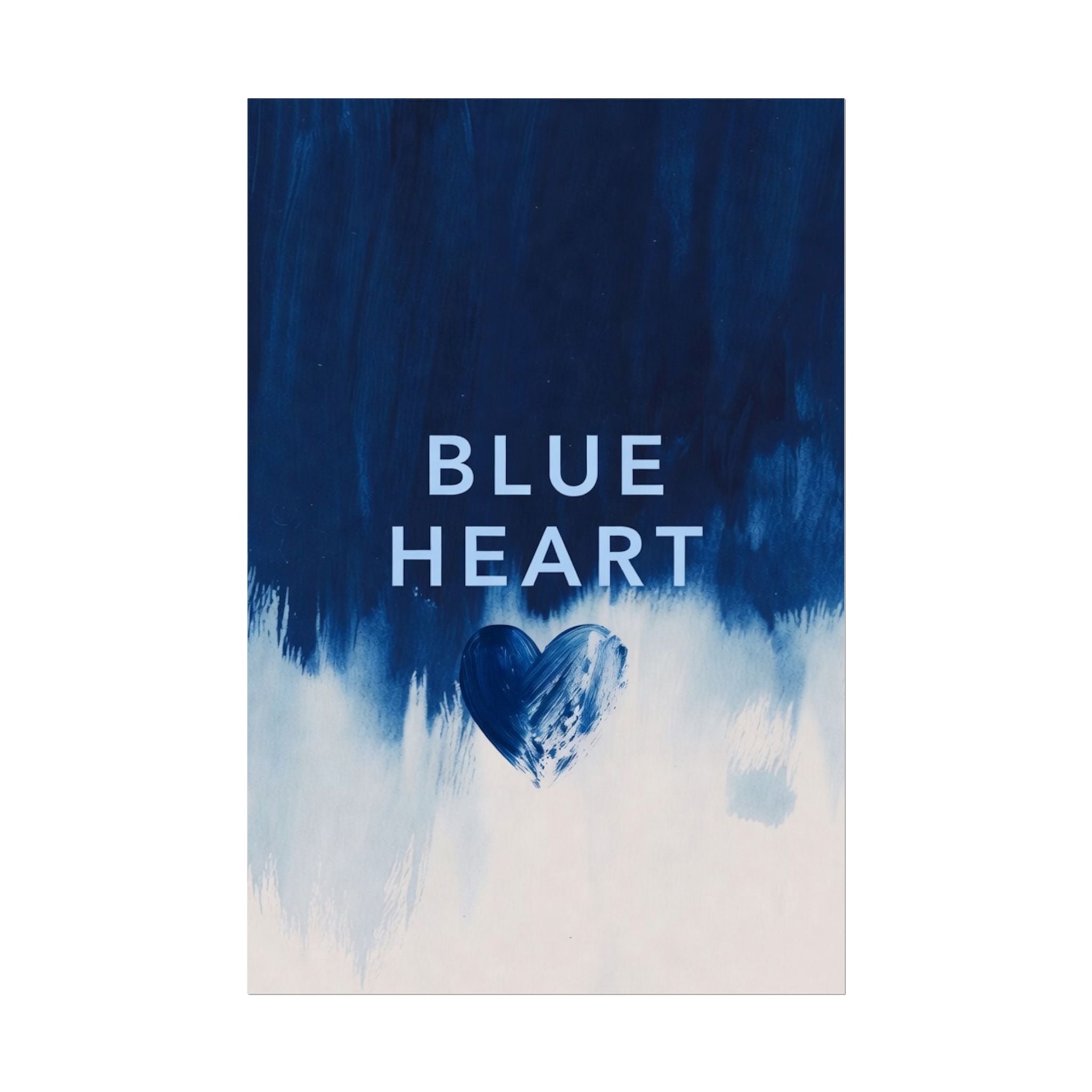 Blue Heart Music Poster