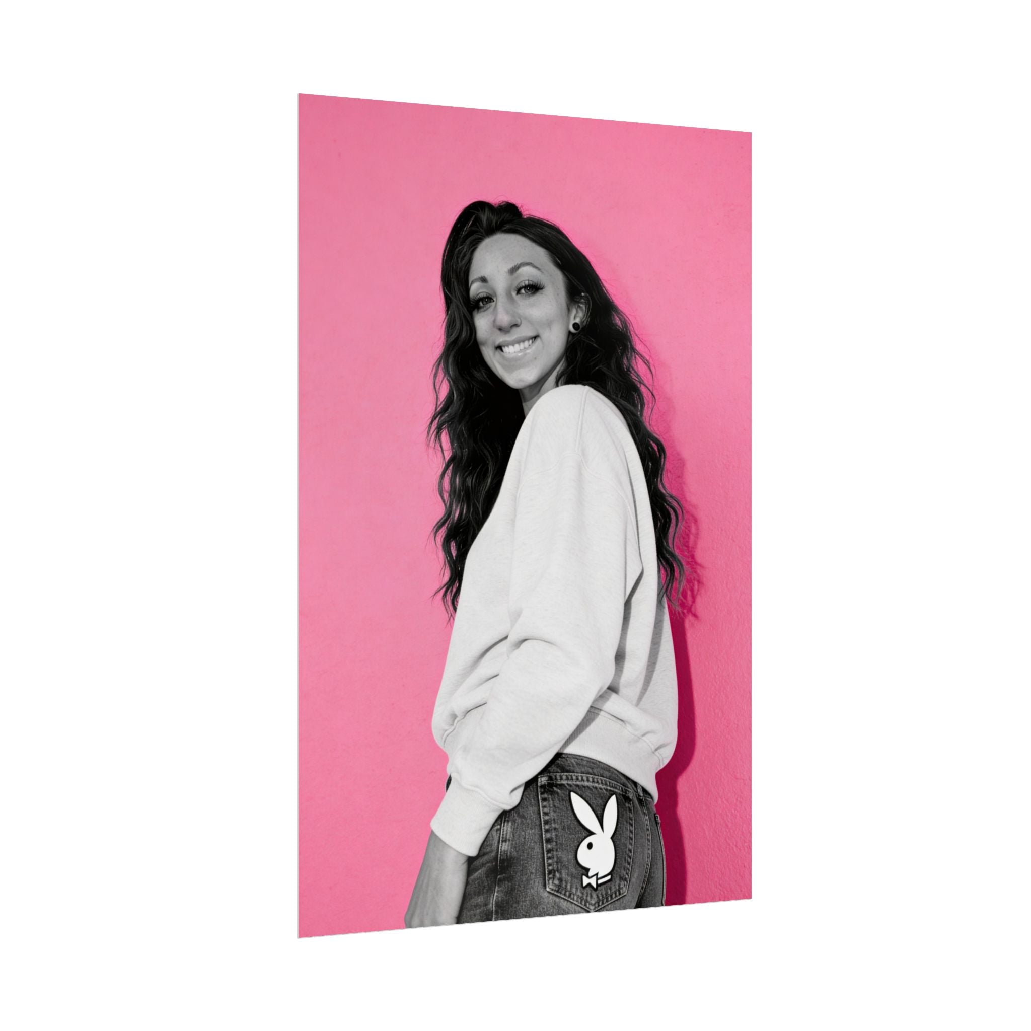 Alyx | Pink In Retro Post-up | Rolled Poster
