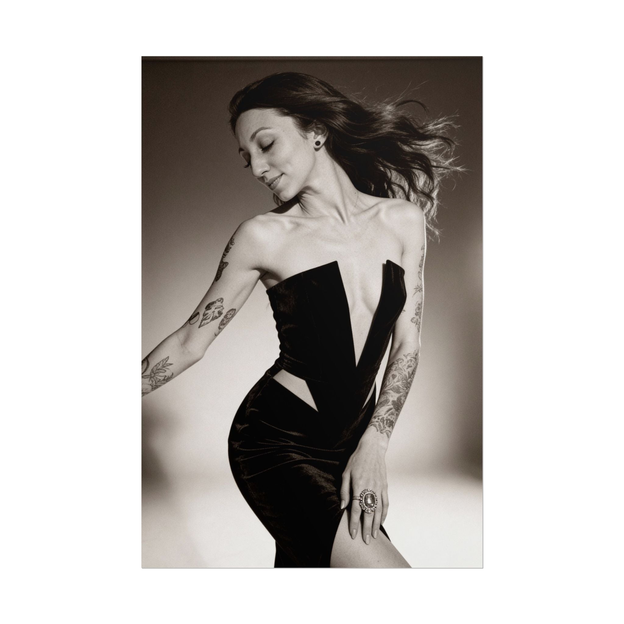Alyx | Elegant Fashion Portrait Print | Rolled Poster