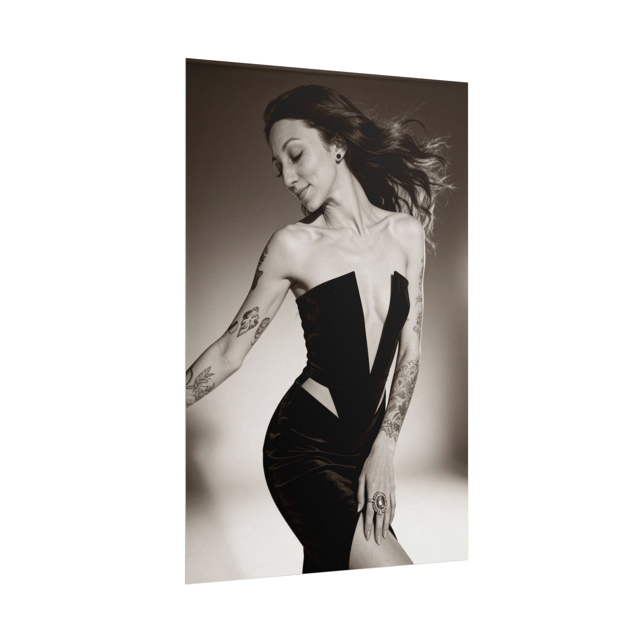 Alyx | Elegant Fashion Portrait Print | Rolled Poster
