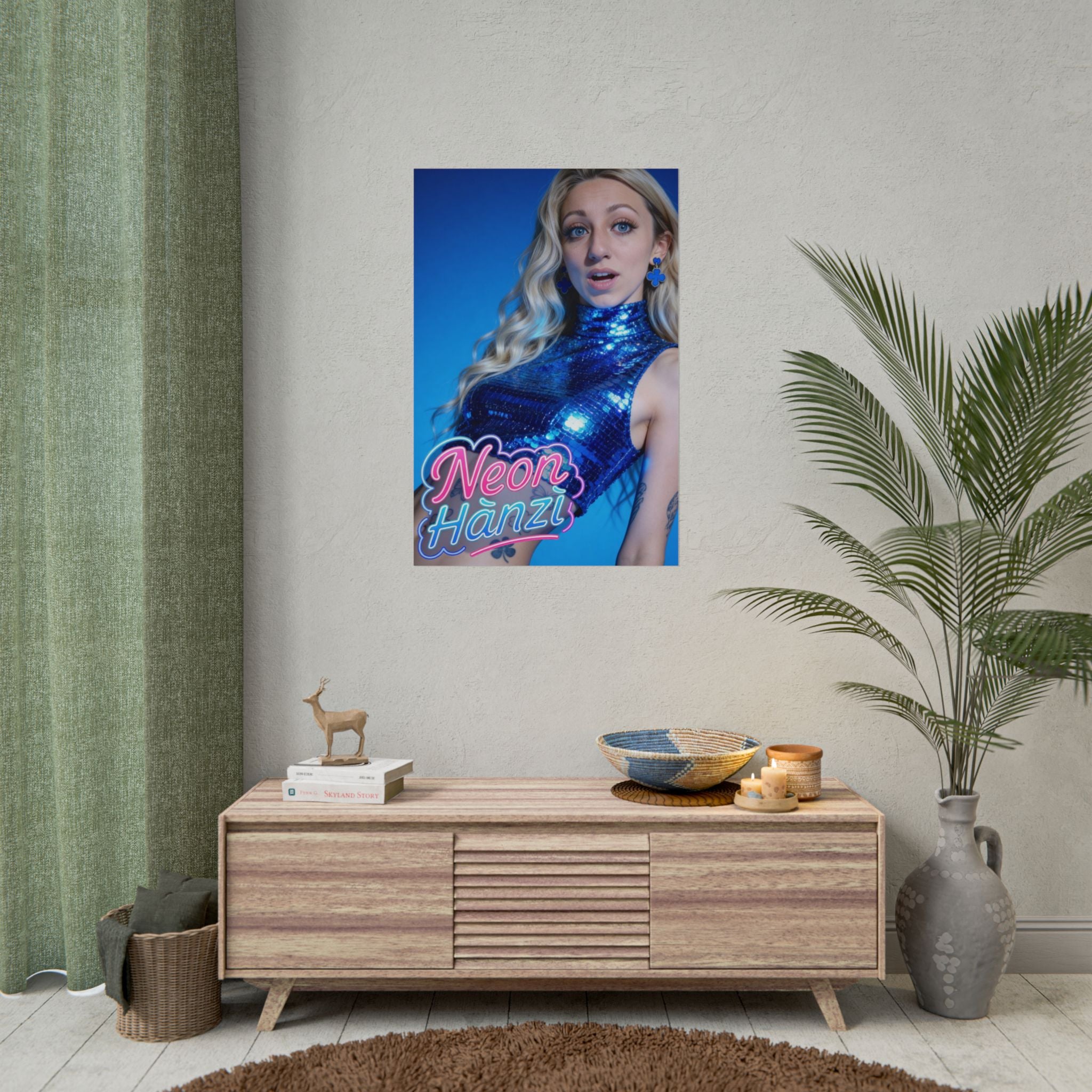 Neon Hànzì Poster
