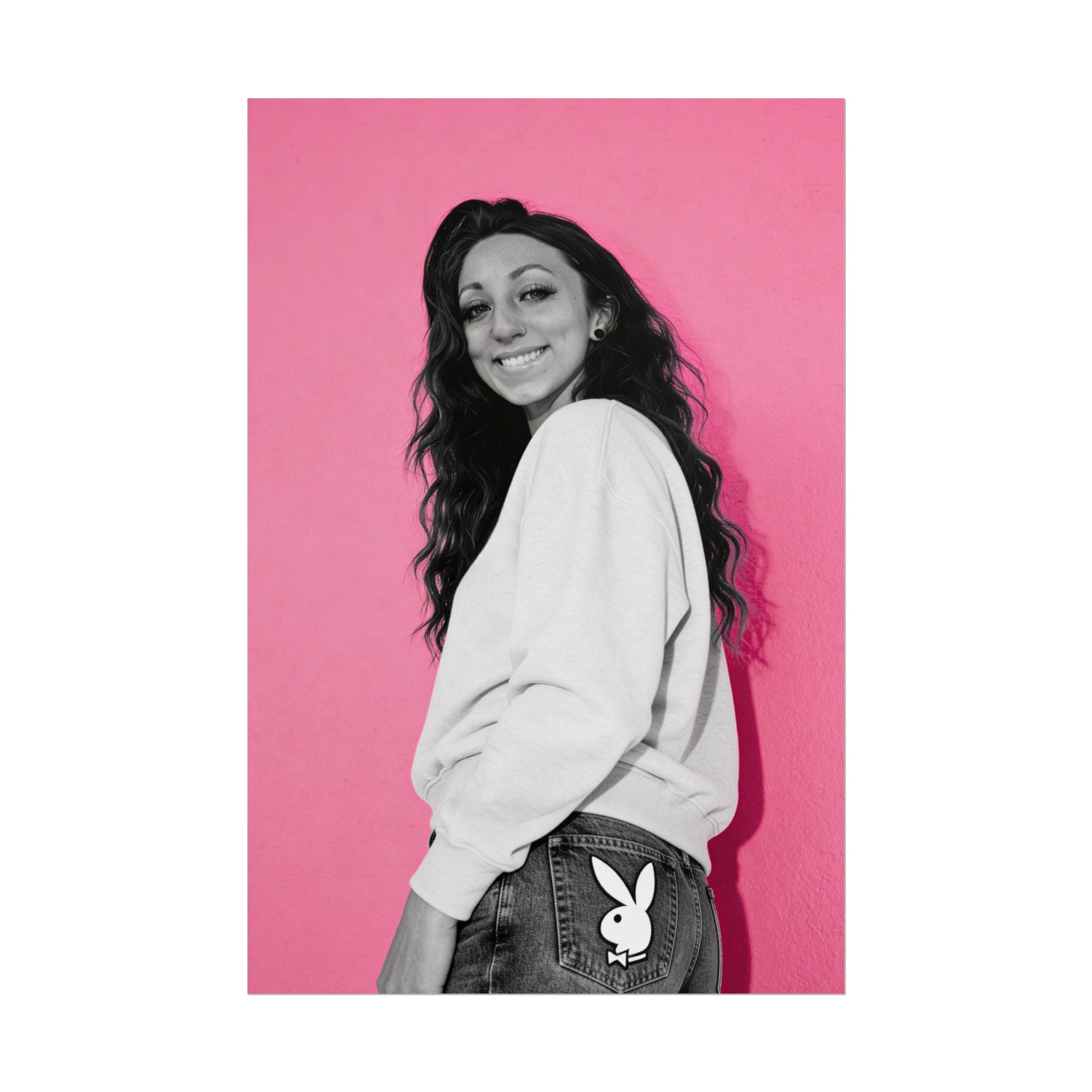 Alyx | Pink In Retro Post-up | Rolled Poster