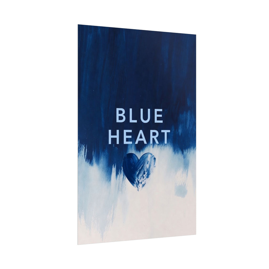 Blue Heart Music Poster