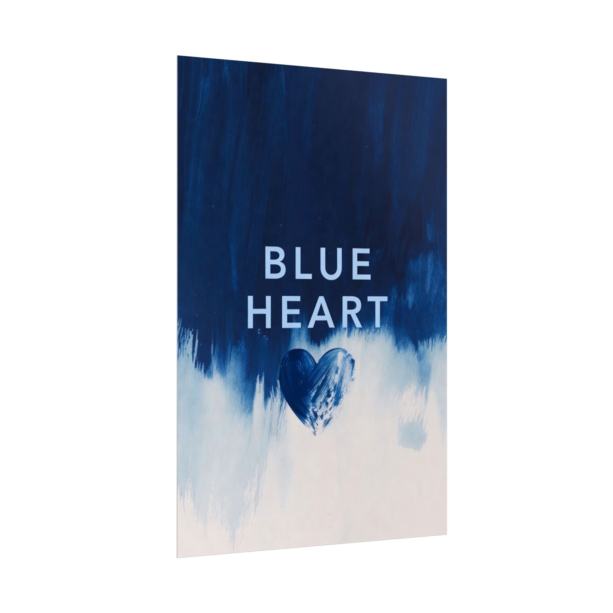 Blue Heart Music Poster