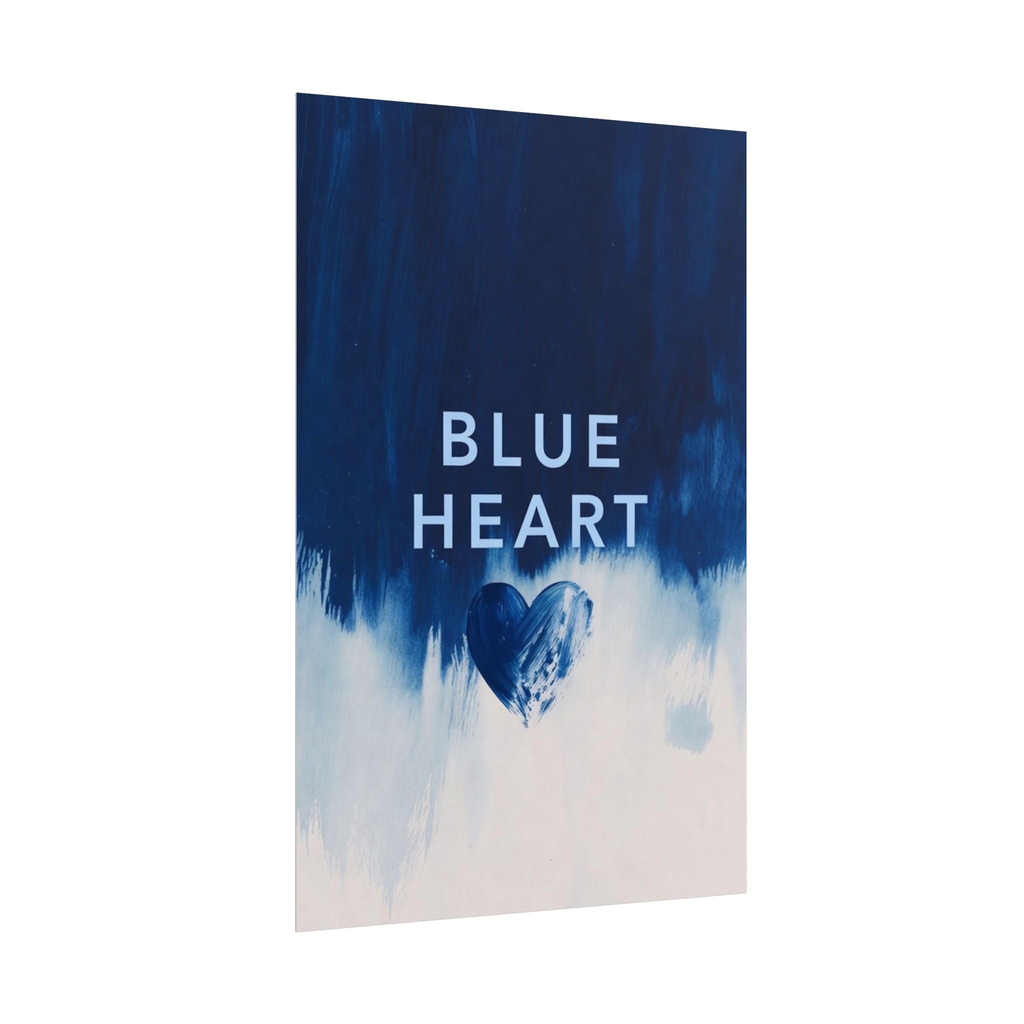 Blue Heart Music Poster