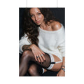 Alyx | Off The Shoulder Sweater Vibes | Boudoir Rolled Poster